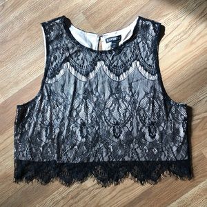 Cropped Laced Top
